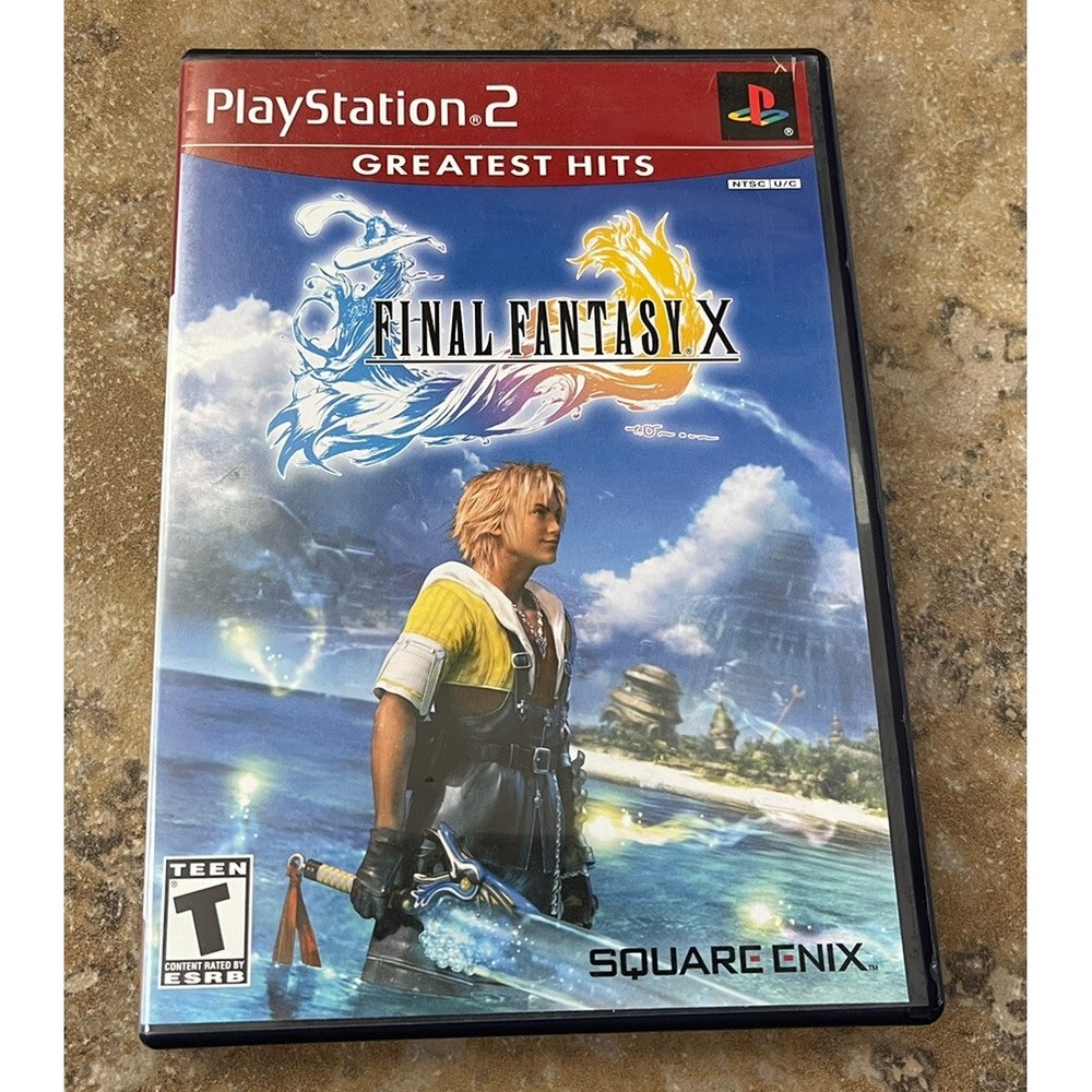 Final Fantasy X (PlayStation 2, 2001) W/ Manual
